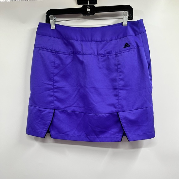 Womens Adidas Climacode Blue Purple Side Zip Tennis Athletic Skirt Size 10 - Picture 6 of 10